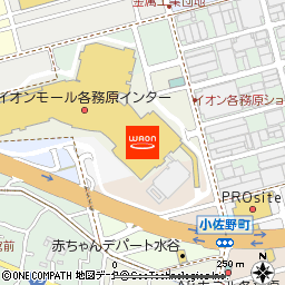 イオンスタイル各務原インター付近の地図