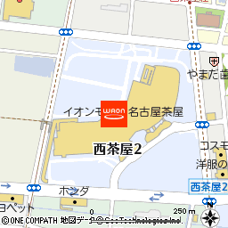 イオンスタイル名古屋茶屋付近の地図