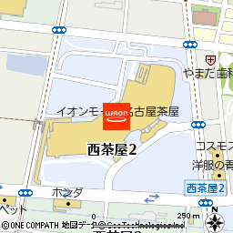 イオンモール名古屋茶屋付近の地図