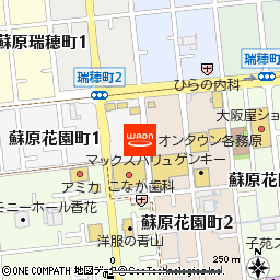 イオンタウン各務原付近の地図