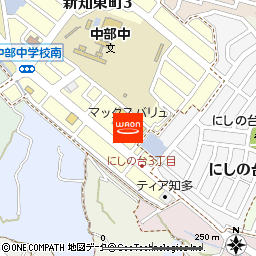 マックスバリュ知多新知店付近の地図