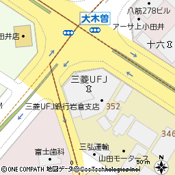 小田井支店付近の地図