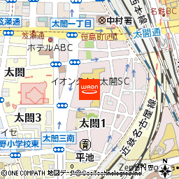 マックスバリュ太閤店付近の地図