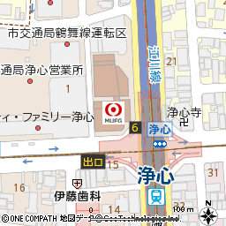 浄心支店付近の地図
