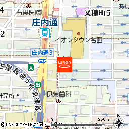 マックスバリュグランド名西店付近の地図