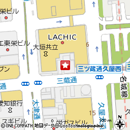 ＳＢＪ銀行名古屋支店付近の地図