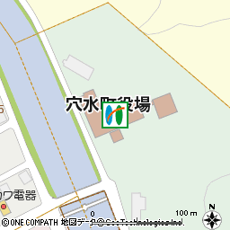 穴水支店（穴水町役場庁舎内）付近の地図