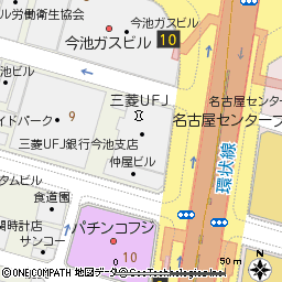 今池支店付近の地図