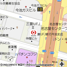 今池支店付近の地図