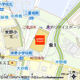 イオン小牧店付近の地図