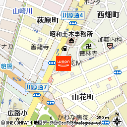 マックスバリュ川原店付近の地図