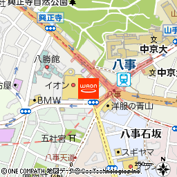 イオン八事店付近の地図
