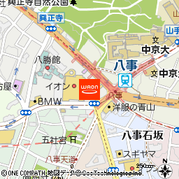 イオン八事店付近の地図