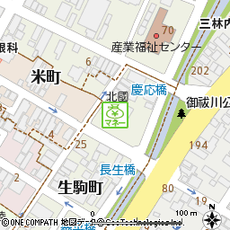 マネープラザ七尾付近の地図