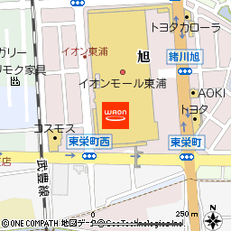 イオンスタイル東浦付近の地図