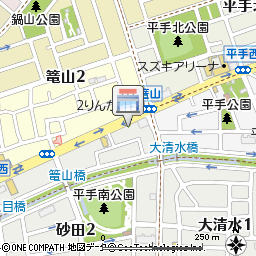 株式会社オケセイ住宅機器 篭山店付近の地図