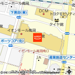 CORNERS SPORTSAUTHORITY高岡付近の地図