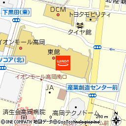 イオンモール高岡付近の地図