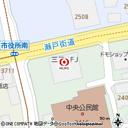 尾張旭支店付近の地図
