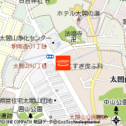 太閤山薬局付近の地図
