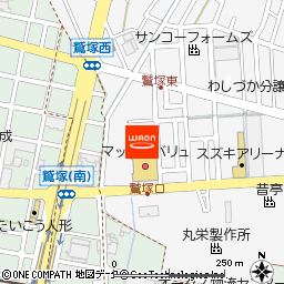 マックスバリュ射水鷲塚店付近の地図