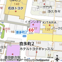 三好支店付近の地図