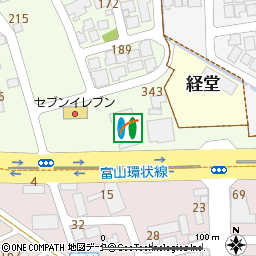 富山東部支店付近の地図