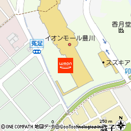 イオンバイクイオンモール豊川付近の地図