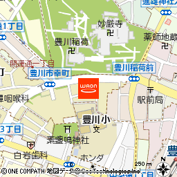 むずび茶屋付近の地図