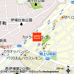 イオンバイク浜松鴨江店付近の地図