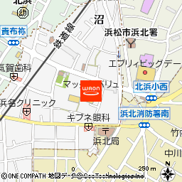 マックスバリュ浜北店付近の地図