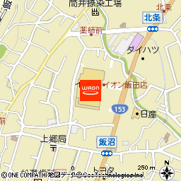イオン飯田店付近の地図