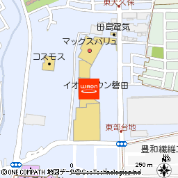 イオンタウン磐田付近の地図