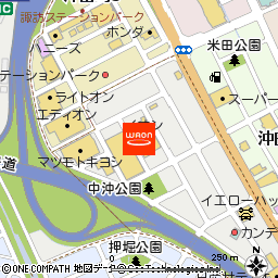 イオン諏訪ステーションパーク店付近の地図