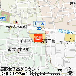 ASBeefam長野三輪付近の地図