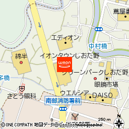 イオンタウンしおだ野付近の地図