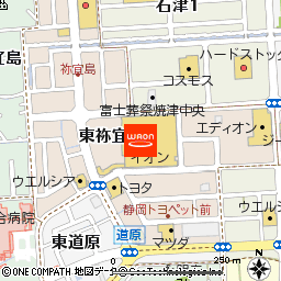 イオン焼津店付近の地図