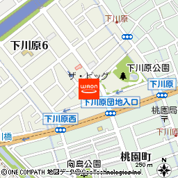 ザ・ビッグ静岡川原店付近の地図