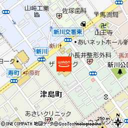 ザ・ビッグ静岡新川店付近の地図