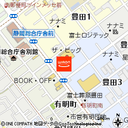 ザ・ビッグ静岡豊田店付近の地図