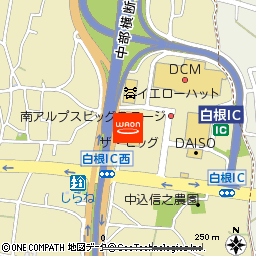 ザ・ビッグ白根店付近の地図