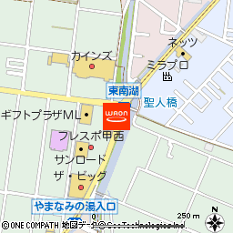 ザ・ビッグ甲西店付近の地図