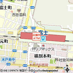 ＪＲ東海富士駅付近の地図