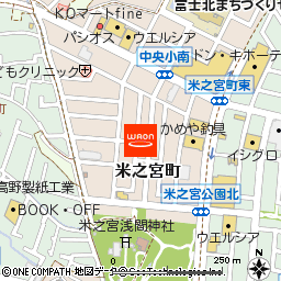 キャナリィロウ富士青葉店付近の地図