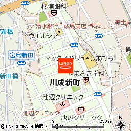 マックスバリュ富士川成新町店付近の地図