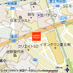 マックスバリュ富士南店付近の地図