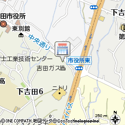 吉田ガス株式会社付近の地図
