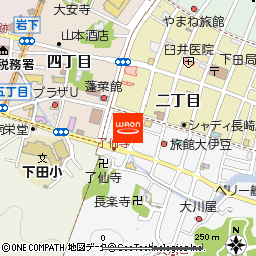 マックスバリュエクスプレス下田銀座店付近の地図