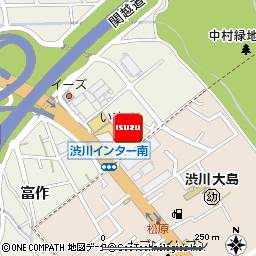 関東いすゞ自動車株式会社・渋川支店付近の地図
