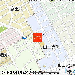 イオン山二ツ店付近の地図